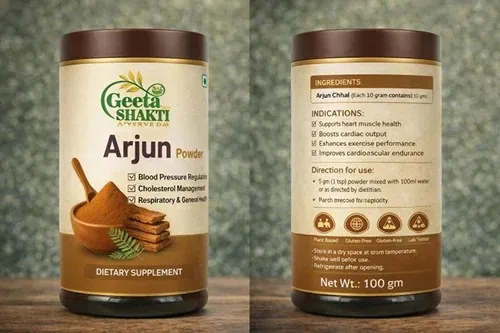 25% Tannins Geeta Shakti Arjun Powder